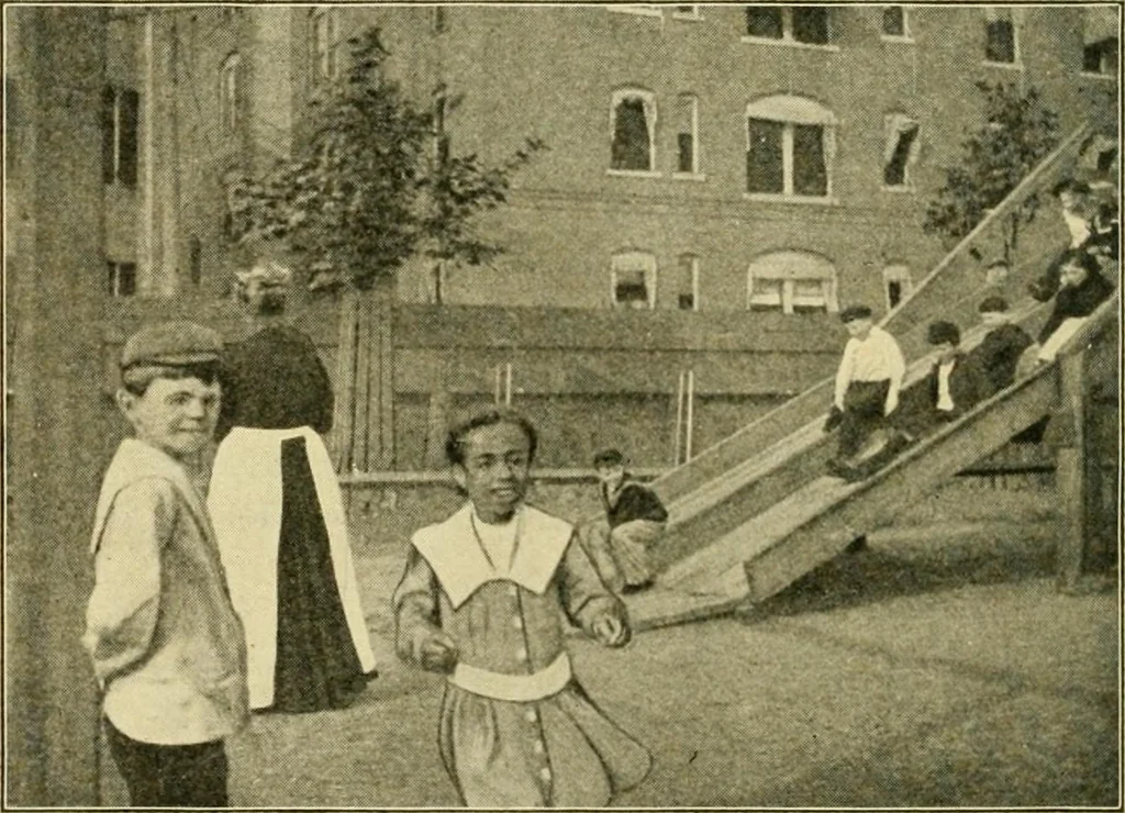 An illustration from Education by plays and games, 1907, leaf 108