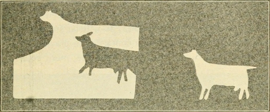 An illustration from Education by plays and games, 1907, leaf 111