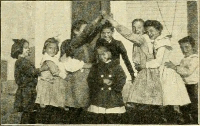 An illustration from Education by plays and games, 1907, leaf 153