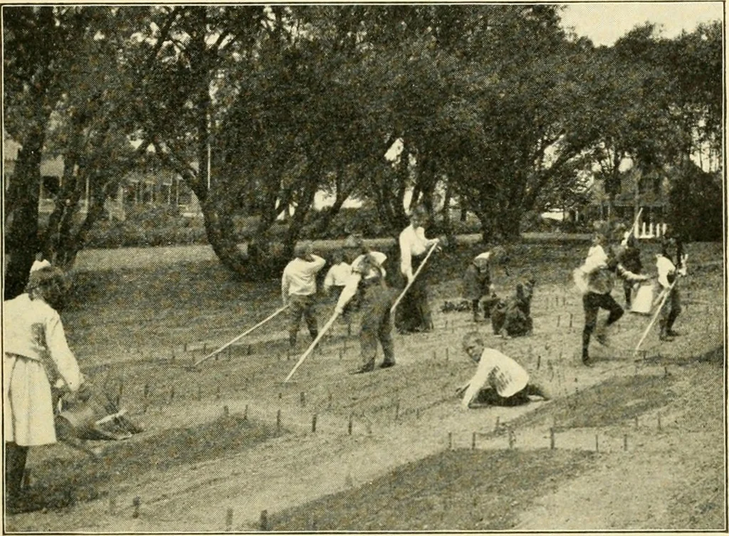 An illustration from Education by plays and games, 1907, leaf 163