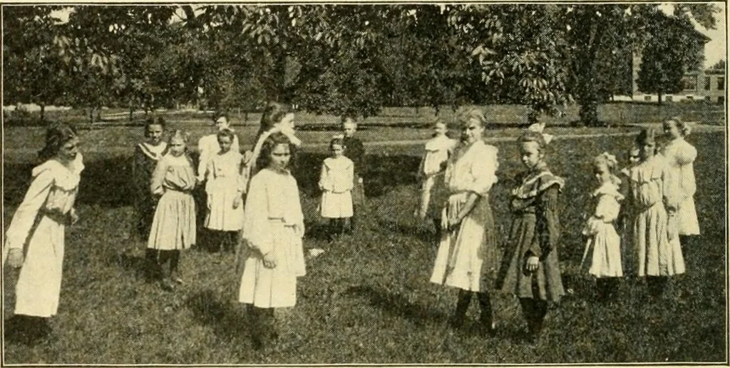 An illustration from Education by plays and games, 1907, leaf 180