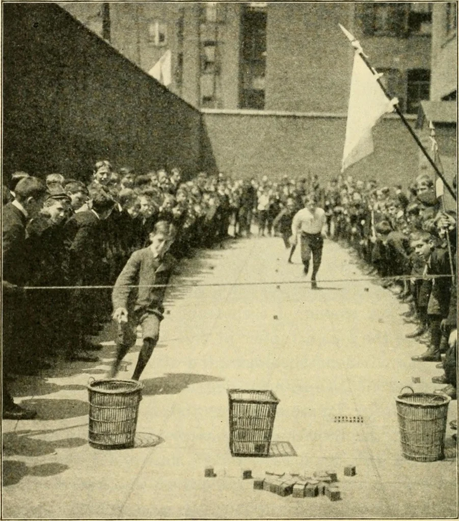 An illustration from Education by plays and games, 1907, leaf 182