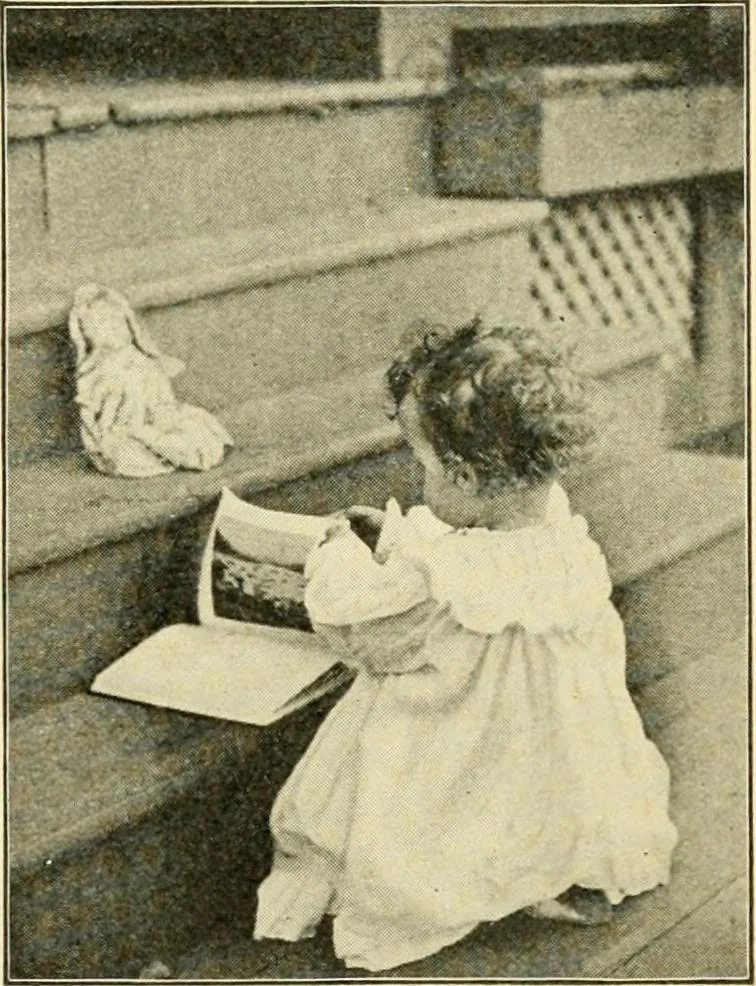 An illustration from Education by plays and games, 1907, leaf 21
