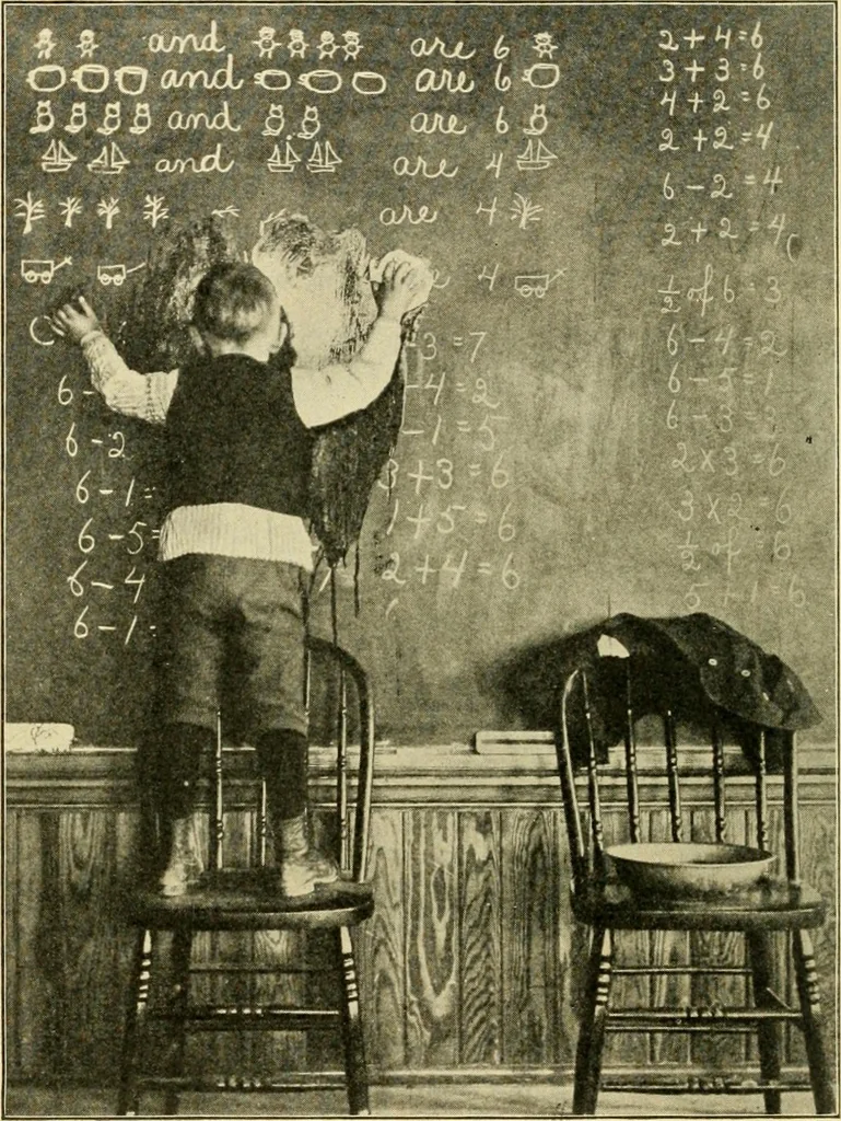 An illustration from Education by plays and games, 1907, leaf 36