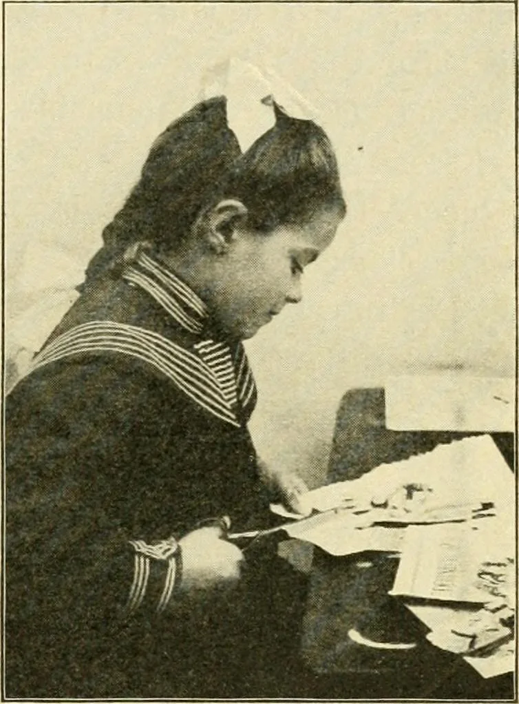 An illustration from Education by plays and games, 1907, leaf 55