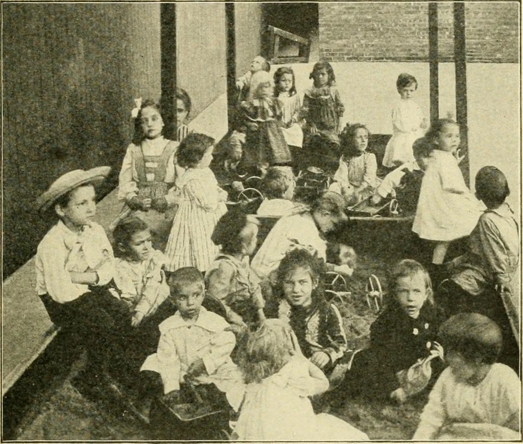 An illustration from Education by plays and games, 1907, leaf 99
