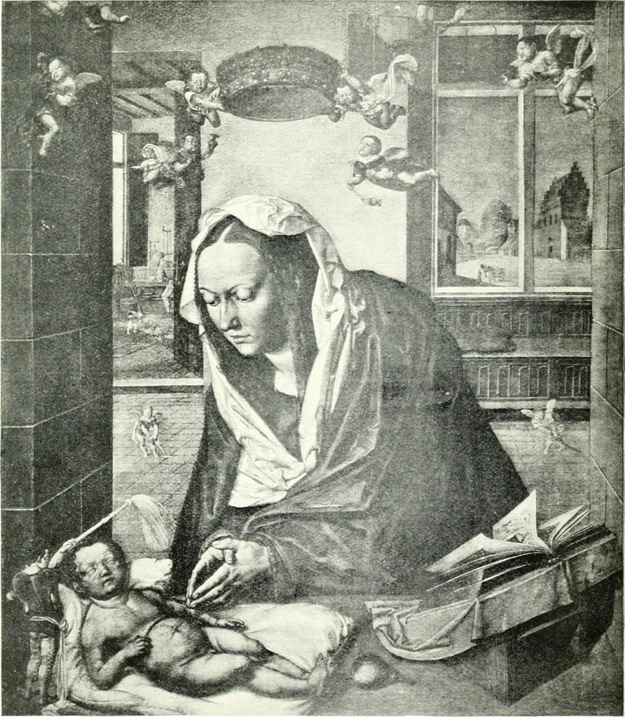 An illustration from The education of an artist, 1906, leaf 326