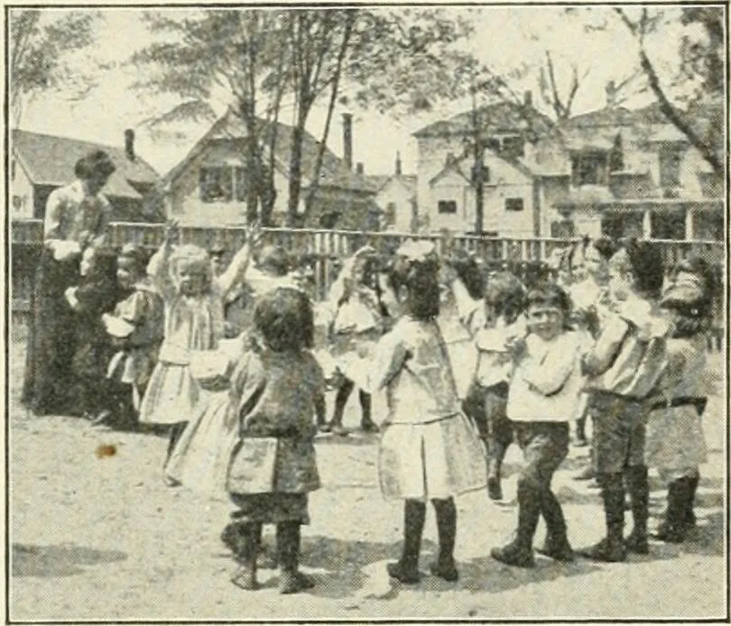 An illustration from Education by plays and games, 1907, leaf 107