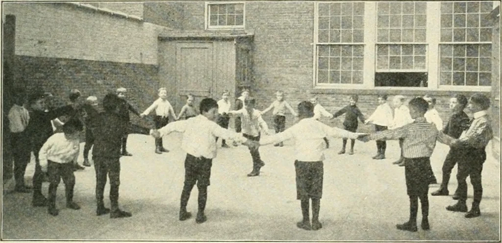 An illustration from Education by plays and games, 1907, leaf 115