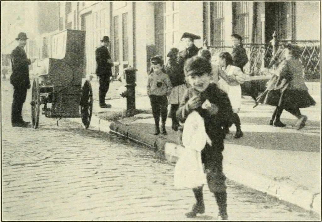 An illustration from Education by plays and games, 1907, leaf 157