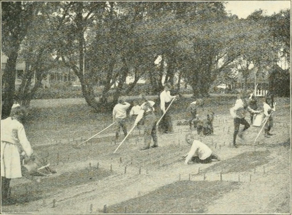 An illustration from Education by plays and games, 1907, leaf 165