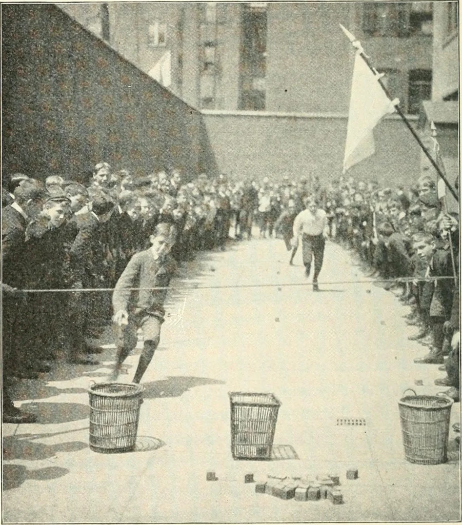 An illustration from Education by plays and games, 1907, leaf 184