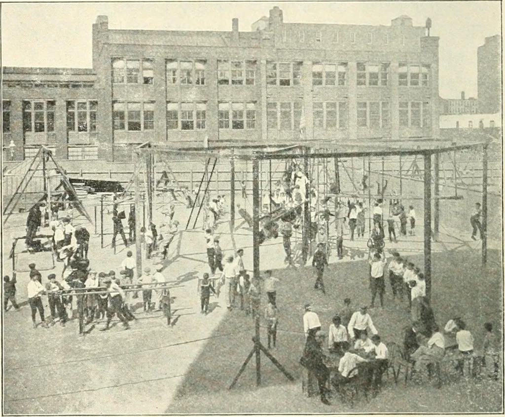 An illustration from Education by plays and games, 1907, leaf 222