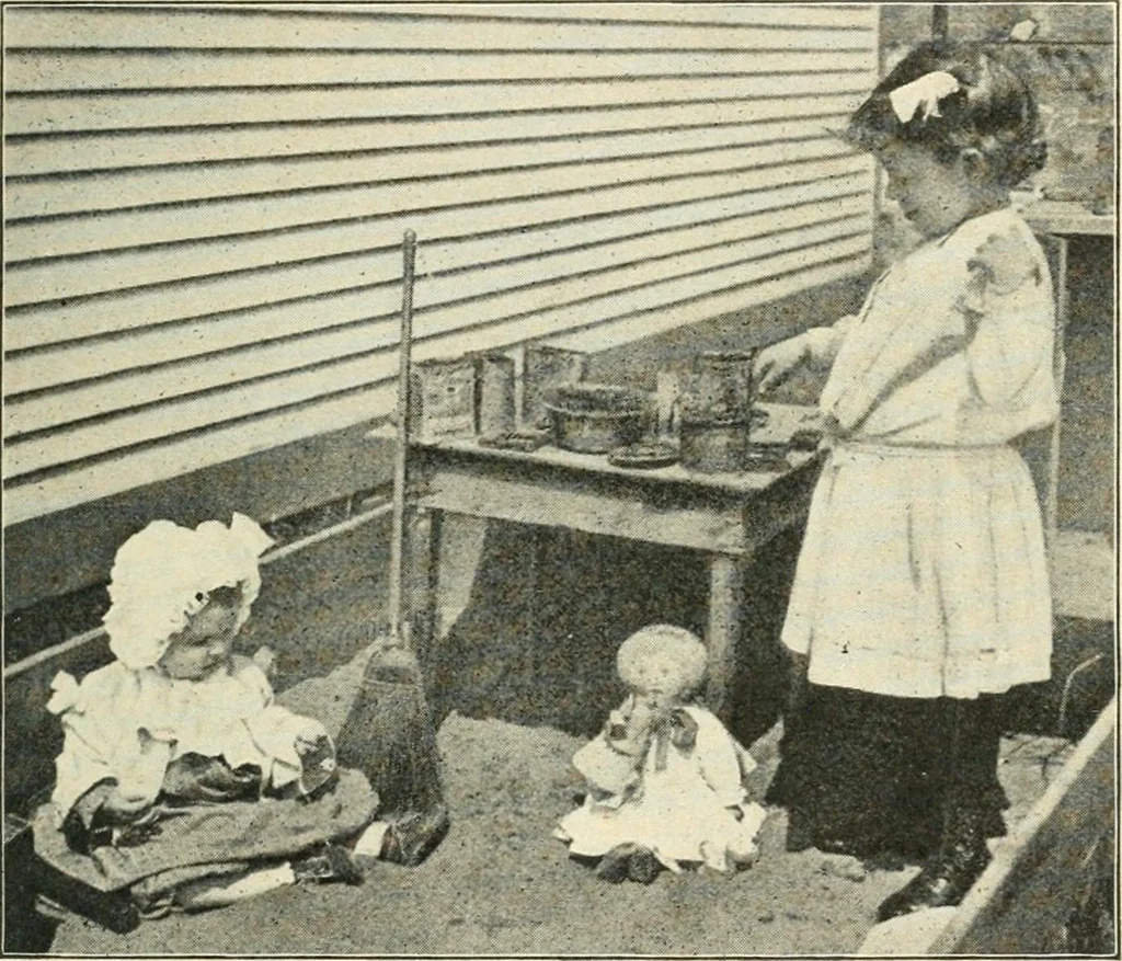 An illustration from Education by plays and games, 1907, leaf 25