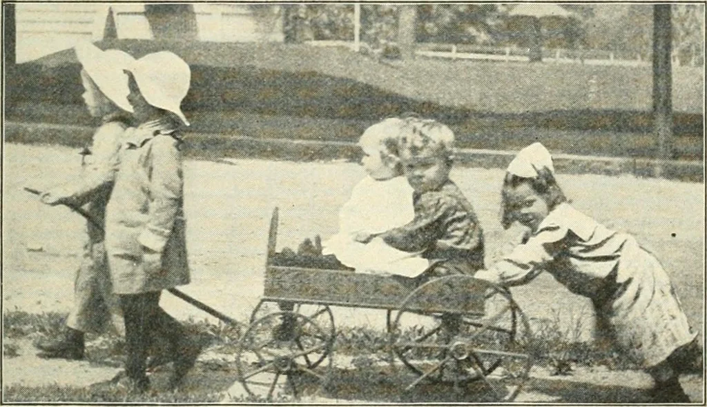 An illustration from Education by plays and games, 1907, leaf 27
