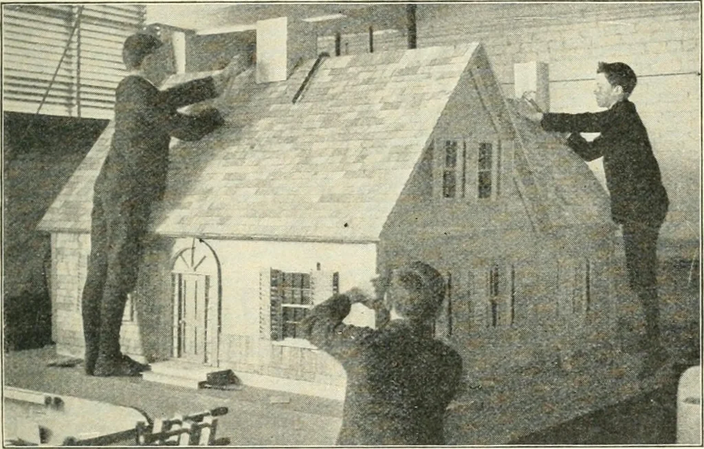 An illustration from Education by plays and games, 1907, leaf 65