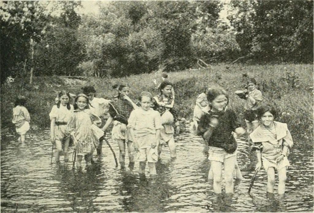 An illustration from Education by plays and games, 1907, leaf 93