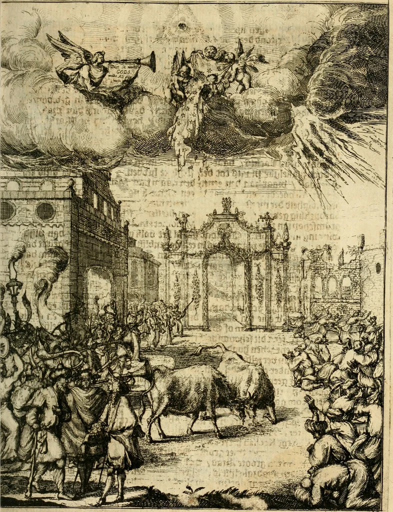 An illustration from Eduward Meltons, Engelsch edelmans, Zeldzaame en gedenkwaardige zee- en land-reizen; door Egypten, West-Indien, Perzien, Turkyen, Oost-Indien, en d'aangrenzende gewesten;, 1681, leaf 322
