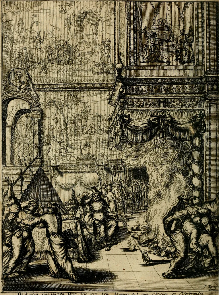 An illustration from Eduward Meltons, Engelsch edelmans, Zeldzaame en gedenkwaardige zee- en land-reizen; door Egypten, West-Indien, Perzien, Turkyen, Oost-Indien, en d'aangrenzende gewesten;, 1681, leaf 369
