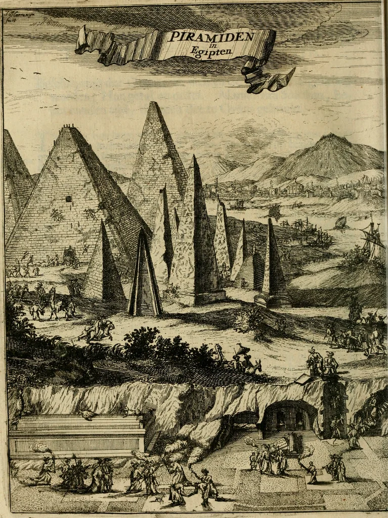 An illustration from Eduward Meltons, Engelsch edelmans, Zeldzaame en gedenkwaardige zee- en land-reizen; door Egypten, West-Indien, Perzien, Turkyen, Oost-Indien, en d'aangrenzende gewesten;, 1681, leaf 59