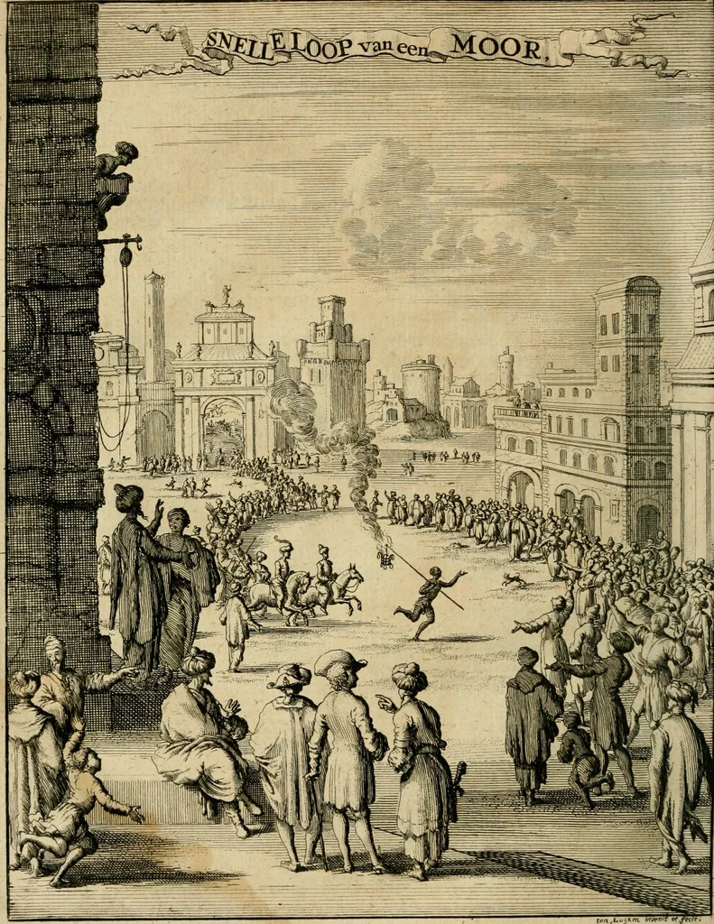 An illustration from Eduward Meltons, Engelsch edelmans, Zeldzaame en gedenkwaardige zee- en land-reizen; door Egypten, West-Indien, Perzien, Turkyen, Oost-Indien, en d'aangrenzende gewesten;, 1681, leaf 83
