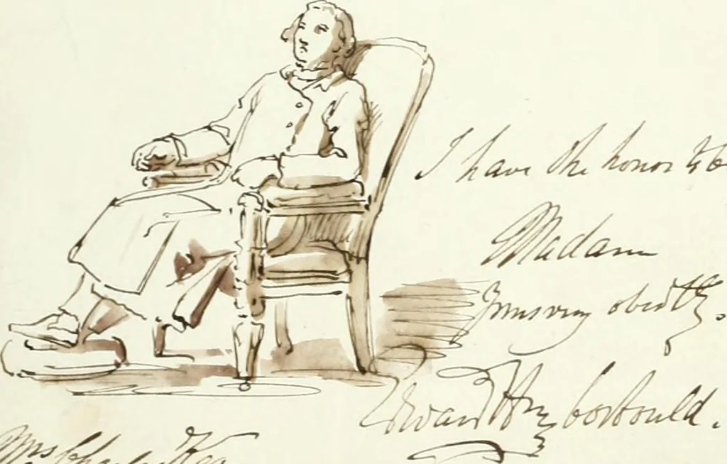 An illustration from Edward Henry Corbould letters, ca. 1851-1882, 1851, leaf 128