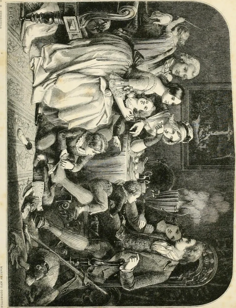 An illustration from Edward Henry Corbould letters, ca. 1851-1882, 1851, leaf 4