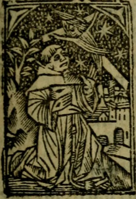 An illustration from Een devote maniere om gheestelyck pelgrimagie te trecken tot den heylighen lande als te Jherusalem, Bethleem, ter Jordanen, etc. : met die rechte gheleghentheyt der heyligher plaetsen, so bescheelijck beschreuen al ost mense voor ooghen saghe, 1563, leaf 146