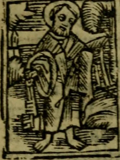 An illustration from Een devote maniere om gheestelyck pelgrimagie te trecken tot den heylighen lande als te Jherusalem, Bethleem, ter Jordanen, etc. : met die rechte gheleghentheyt der heyligher plaetsen, so bescheelijck beschreuen al ost mense voor ooghen saghe, 1563, leaf 192