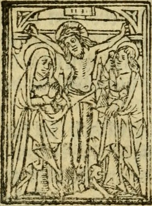 An illustration from Een devote maniere om gheestelyck pelgrimagie te trecken tot den heylighen lande als te Jherusalem, Bethleem, ter Jordanen, etc. : met die rechte gheleghentheyt der heyligher plaetsen, so bescheelijck beschreuen al ost mense voor ooghen saghe, 1563, leaf 243