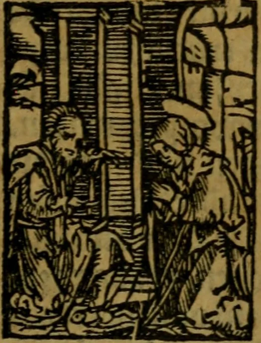 An illustration from Een devote maniere om gheestelyck pelgrimagie te trecken tot den heylighen lande als te Jherusalem, Bethleem, ter Jordanen, etc. : met die rechte gheleghentheyt der heyligher plaetsen, so bescheelijck beschreuen al ost mense voor ooghen saghe, 1563, leaf 272