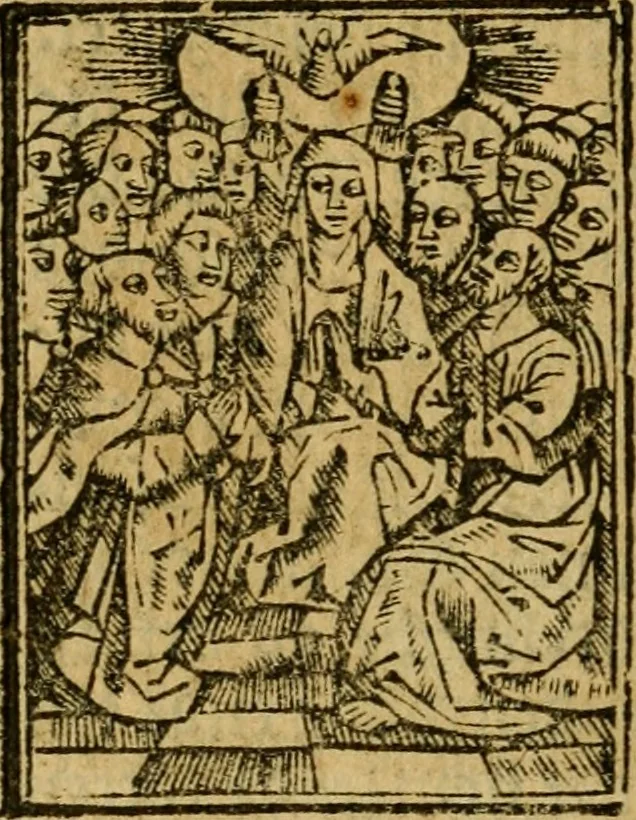 An illustration from Een devote maniere om gheestelyck pelgrimagie te trecken tot den heylighen lande als te Jherusalem, Bethleem, ter Jordanen, etc. : met die rechte gheleghentheyt der heyligher plaetsen, so bescheelijck beschreuen al ost mense voor ooghen saghe, 1563, leaf 277