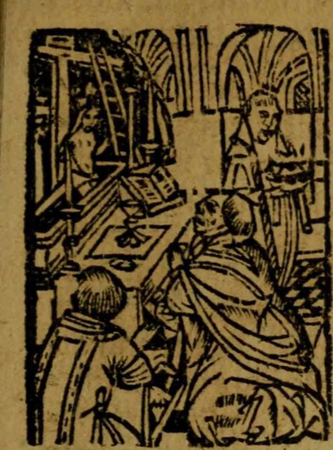An illustration from Een devote maniere om gheestelyck pelgrimagie te trecken tot den heylighen lande als te Jherusalem, Bethleem, ter Jordanen, etc. : met die rechte gheleghentheyt der heyligher plaetsen, so bescheelijck beschreuen al ost mense voor ooghen saghe, 1563, leaf 278