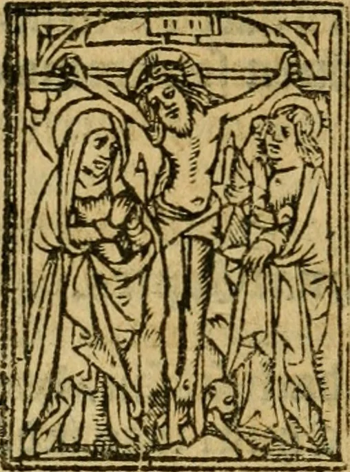 An illustration from Een devote maniere om gheestelyck pelgrimagie te trecken tot den heylighen lande als te Jherusalem, Bethleem, ter Jordanen, etc. : met die rechte gheleghentheyt der heyligher plaetsen, so bescheelijck beschreuen al ost mense voor ooghen saghe, 1563, leaf 285
