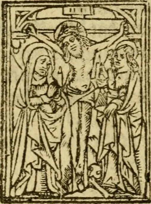 An illustration from Een devote maniere om gheestelyck pelgrimagie te trecken tot den heylighen lande als te Jherusalem, Bethleem, ter Jordanen, etc. : met die rechte gheleghentheyt der heyligher plaetsen, so bescheelijck beschreuen al ost mense voor ooghen saghe, 1563, leaf 299