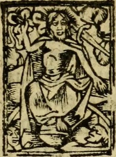 An illustration from Een devote maniere om gheestelyck pelgrimagie te trecken tot den heylighen lande als te Jherusalem, Bethleem, ter Jordanen, etc. : met die rechte gheleghentheyt der heyligher plaetsen, so bescheelijck beschreuen al ost mense voor ooghen saghe, 1563, leaf 305