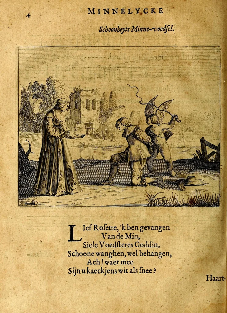 An illustration from Eerlycke tytkorting, bestaende in verscheyde rymen, 1634, leaf 106