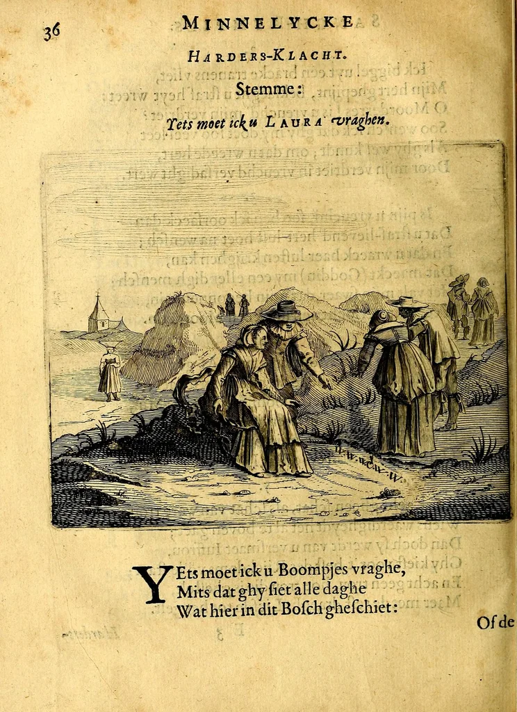 An illustration from Eerlycke tytkorting, bestaende in verscheyde rymen, 1634, leaf 138