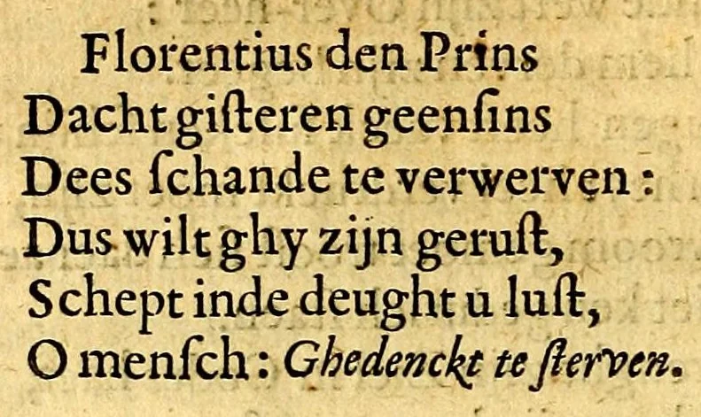 An illustration from Eerlycke tytkorting, bestaende in verscheyde rymen, 1634, leaf 388