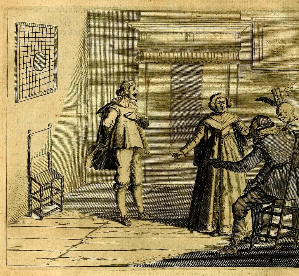 An illustration from Eerlycke tytkorting, bestaende in verscheyde rymen, 1634, leaf 70