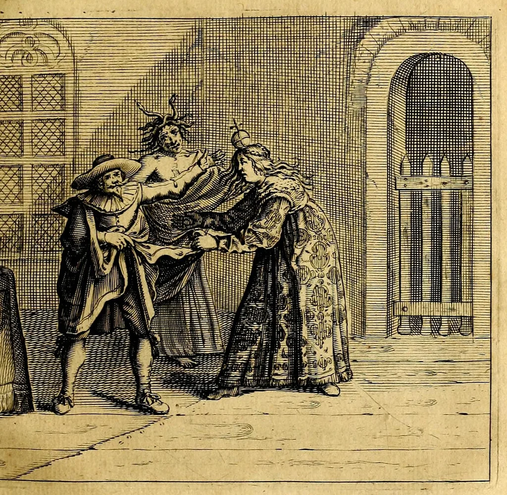 An illustration from Eerlycke tytkorting, bestaende in verscheyde rymen, 1634, leaf 717