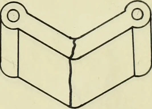 An illustration from The effect of fillets on the strength of cast iron machine parts, 1912, leaf 62