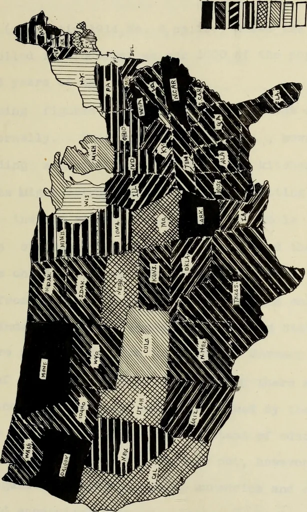 An illustration from Effect of kindergarten training upon the physical, mental, and moral traits of Japanese school children, 1916, leaf 44
