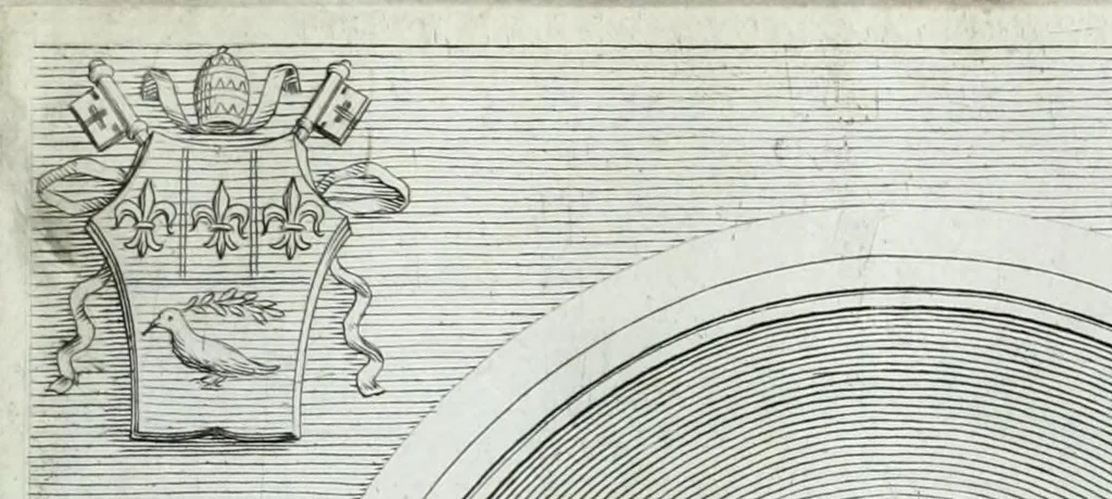 An illustration from Effigies, nomina et cognomina S.D.N. Alexandri papae VII et RR. DD. S.R.E. Cardd. nunc viuentium, 1660, leaf 107