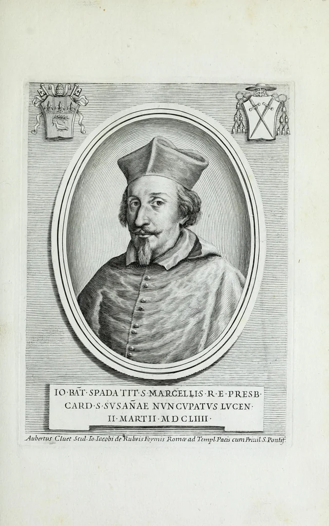 An illustration from Effigies, nomina et cognomina S.D.N. Alexandri papae VII et RR. DD. S.R.E. Cardd. nunc viuentium, 1660, leaf 111