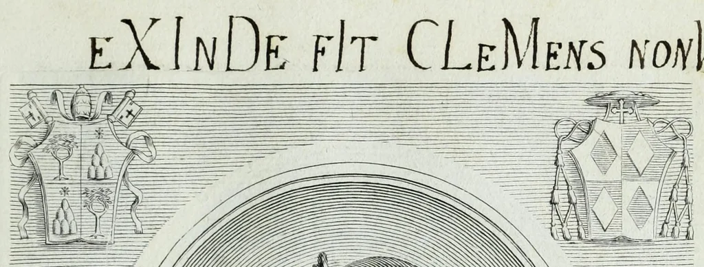 An illustration from Effigies, nomina et cognomina S.D.N. Alexandri papae VII et RR. DD. S.R.E. Cardd. nunc viuentium, 1660, leaf 123