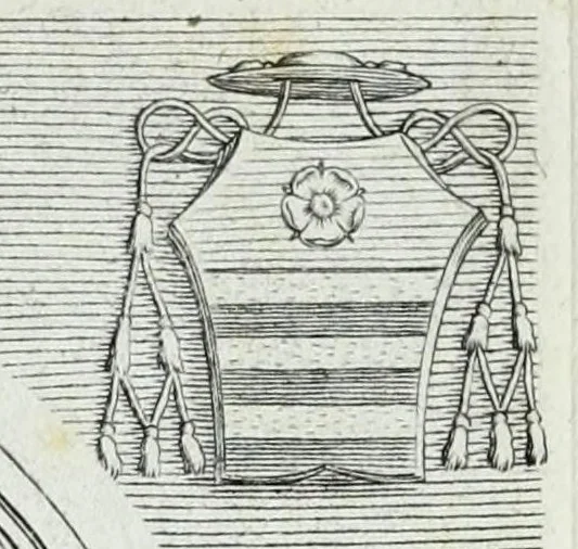 An illustration from Effigies, nomina et cognomina S.D.N. Alexandri papae VII et RR. DD. S.R.E. Cardd. nunc viuentium, 1660, leaf 133
