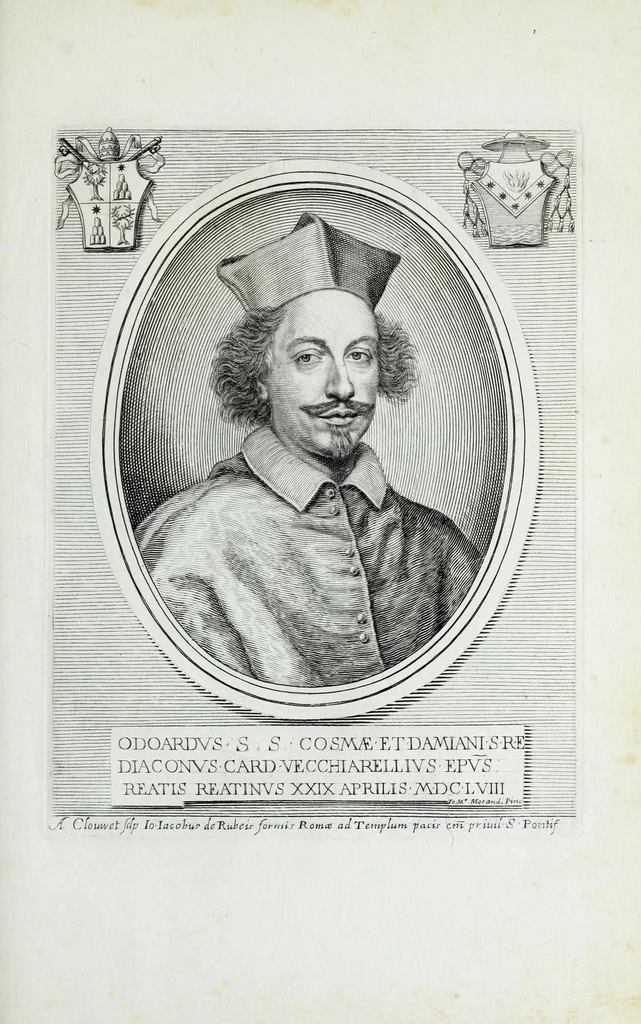 An illustration from Effigies, nomina et cognomina S.D.N. Alexandri papae VII et RR. DD. S.R.E. Cardd. nunc viuentium, 1660, leaf 143