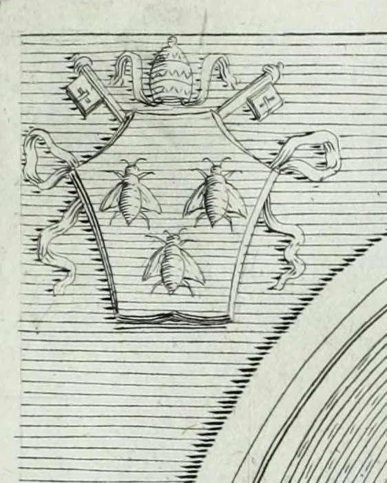 An illustration from Effigies, nomina et cognomina S.D.N. Alexandri papae VII et RR. DD. S.R.E. Cardd. nunc viuentium, 1660, leaf 15