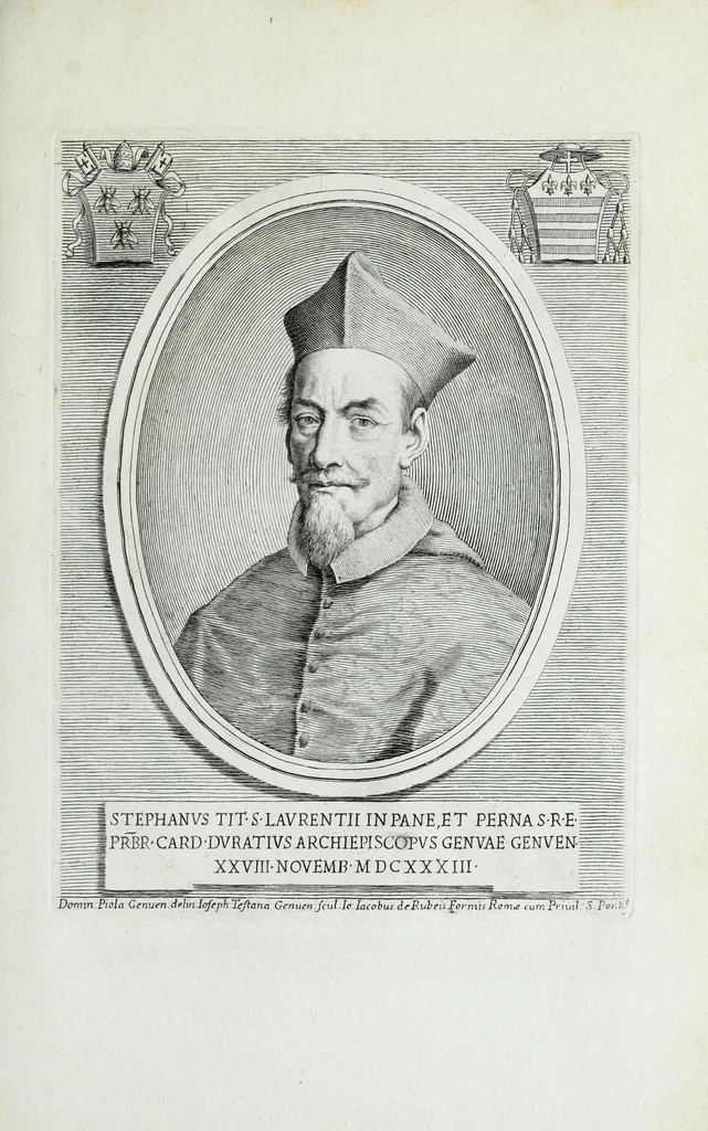 An illustration from Effigies, nomina et cognomina S.D.N. Alexandri papae VII et RR. DD. S.R.E. Cardd. nunc viuentium, 1660, leaf 31